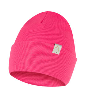 Czapka Dziecięca Jednowarstwowa Wiosenna Fuksjowa
