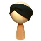 opaska dziecieca z przeplotką czarny