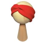 opaska dziecieca z przeplotką czerwony