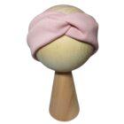 opaska dziecieca z przeplotką brudny roz